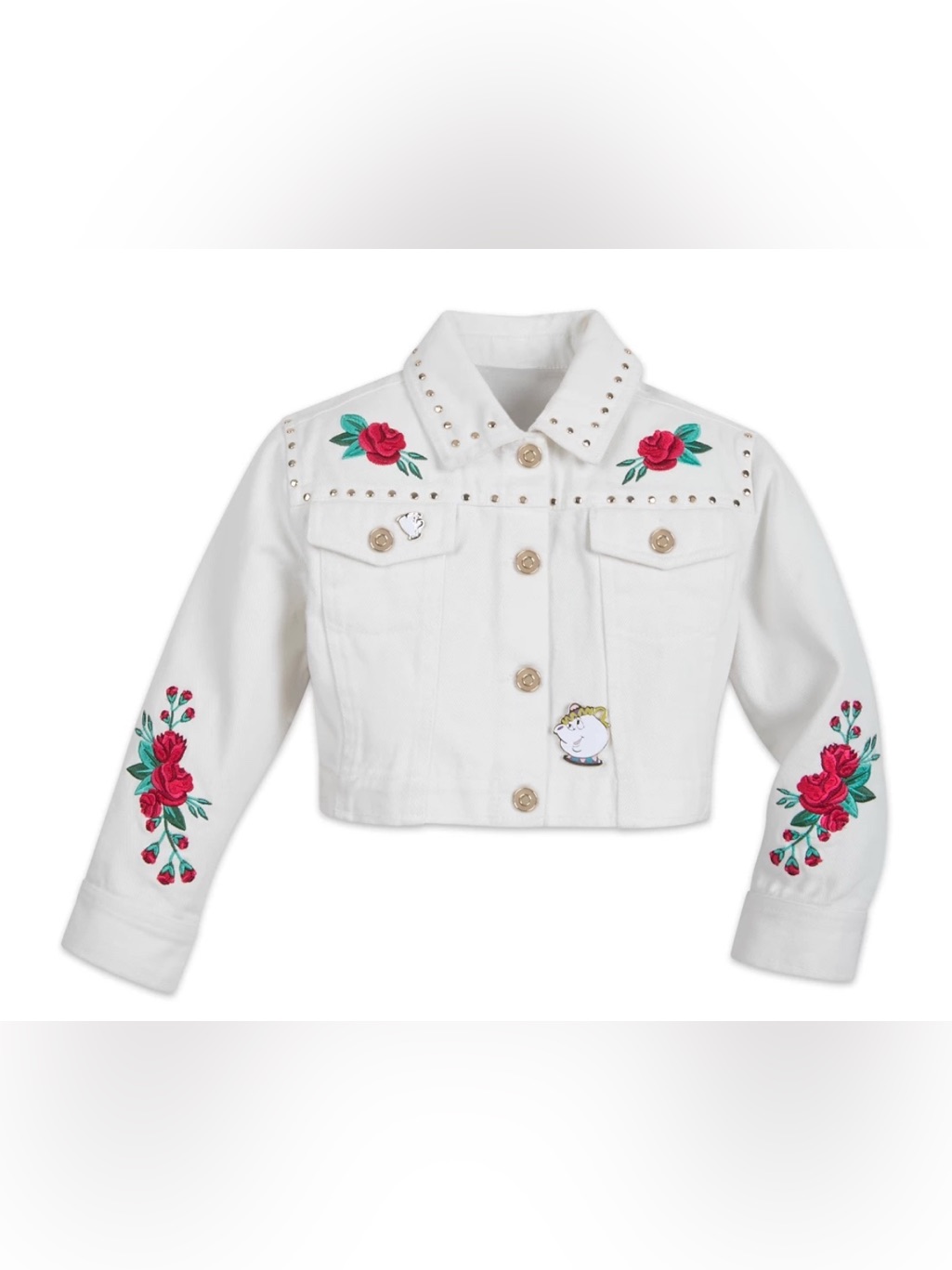 Disney Denim Jacket Belle From Beauty And The Beast